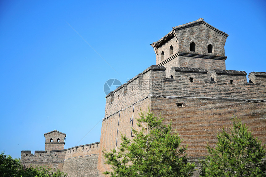 A scenic view of Jinzhong Pingyao Ancient City Wall