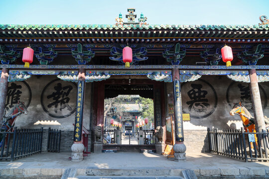 A scenic view of Jinzhong Pingyao Chenghuang Temple