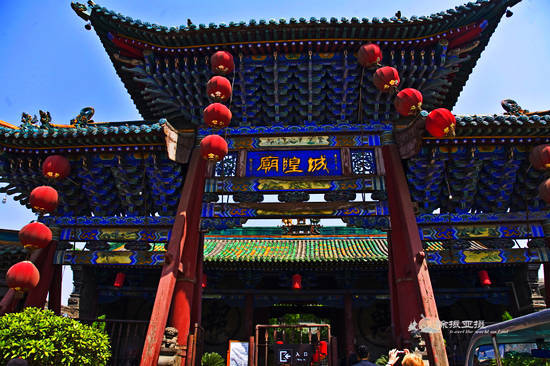 A scenic view of Jinzhong Pingyao Chenghuang Temple