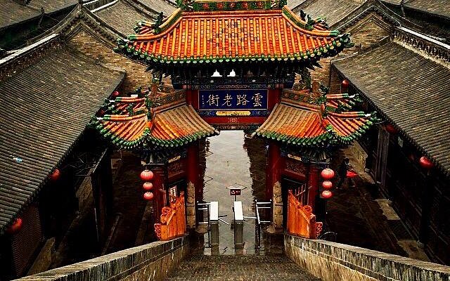 A scenic view of Jinzhong Pingyao Chenghuang Temple