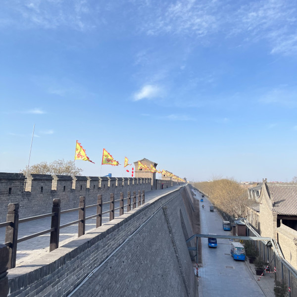 A scenic view of Jinzhong Pingyao Huiji Bridge