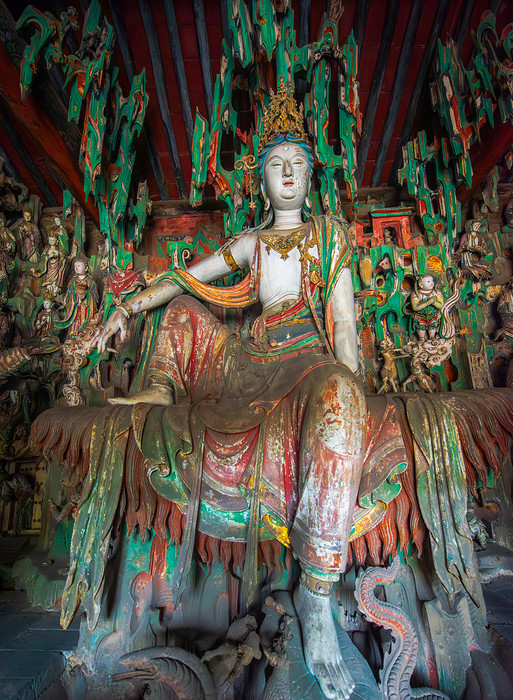 A scenic view of Jinzhong Pingyao Qingliang Temple