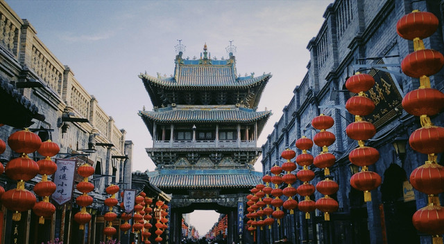 A scenic view of Jinzhong Pingyao Qingxu Guan