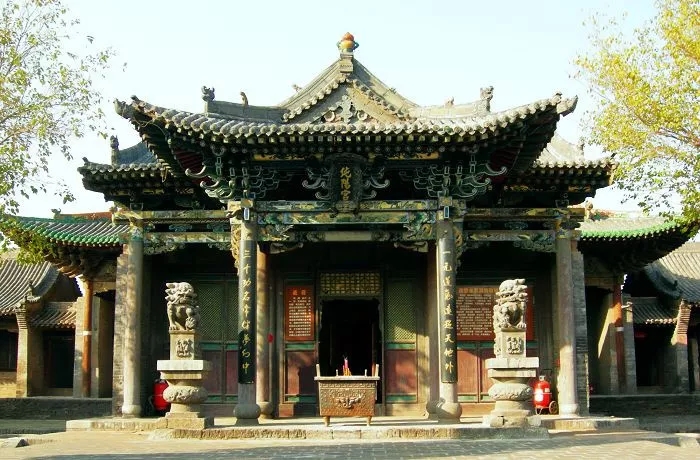 A scenic view of Jinzhong Pingyao Qingxu Guan