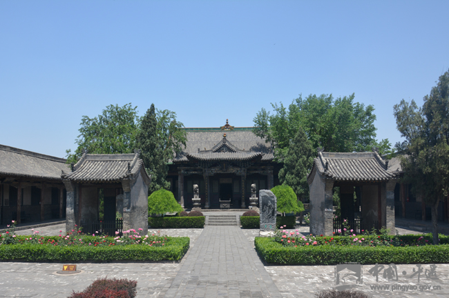 A scenic view of Jinzhong Pingyao Qingxu Guan