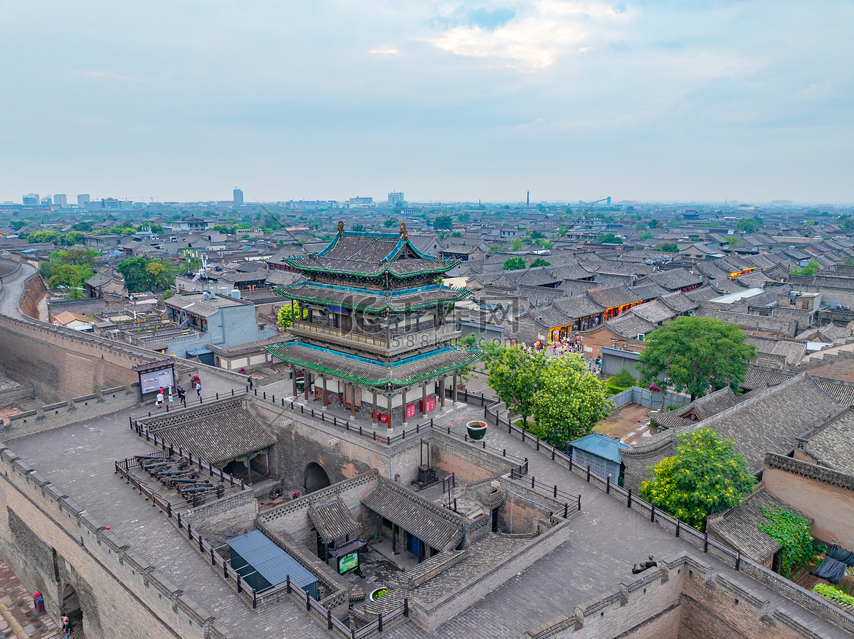 A scenic view of Jinzhong Pingyao Shi Lou