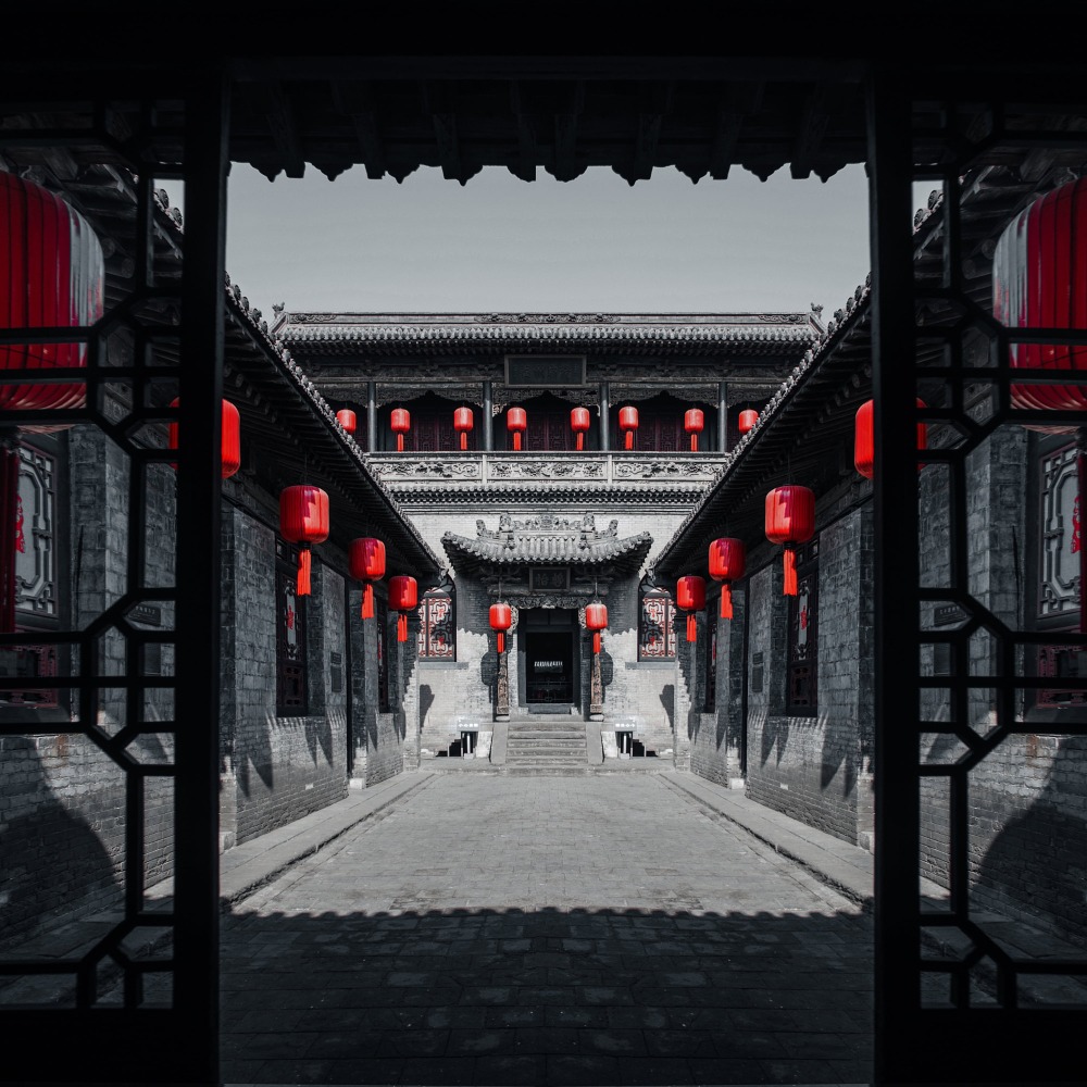 A scenic view of Jinzhong Qiao Family Compound