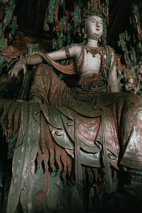 A scenic view of Jinzhong Shuanglin Temple