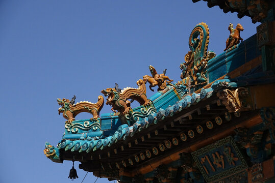 A scenic view of Jinzhong Taiheyan Pailou