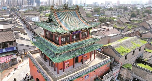 A scenic view of Jinzhong Wubian Temple