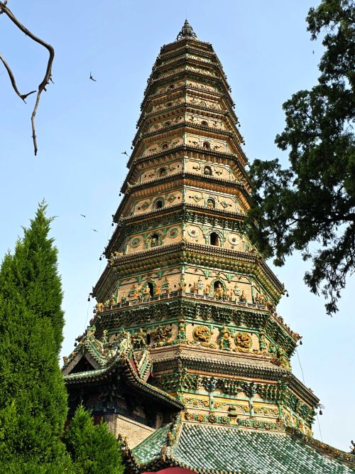 A scenic view of Jinzhong Xiangyuan Cisheng Temple