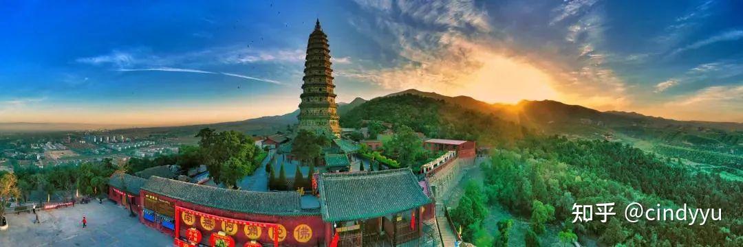 A scenic view of Jinzhong Xiangyuan Cisheng Temple