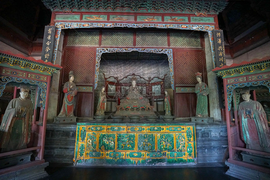 A scenic view of Jinzhong Yiji Shengmu Miao
