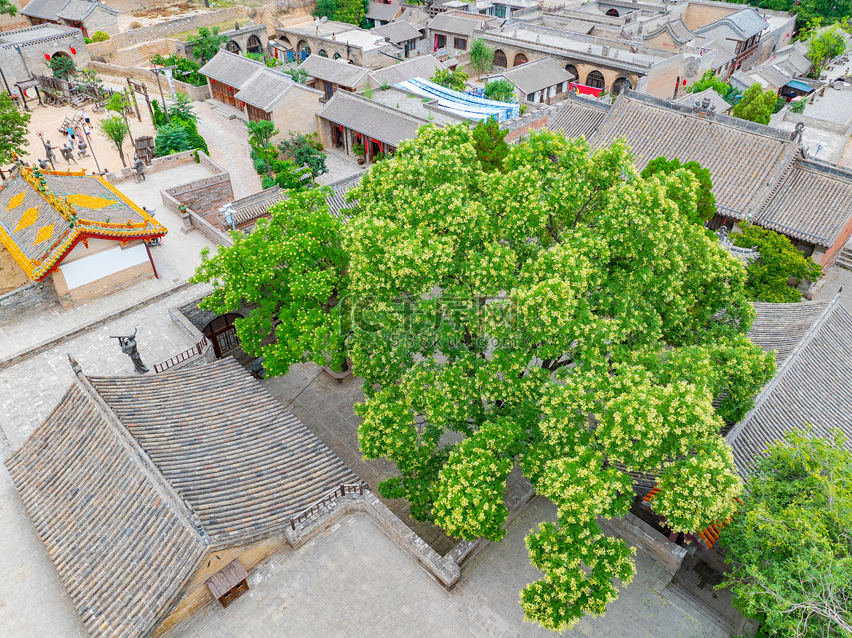 A scenic view of Jinzhong Zhangbi Castle
