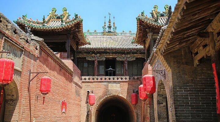 A scenic view of Jinzhong Zhangbi Castle