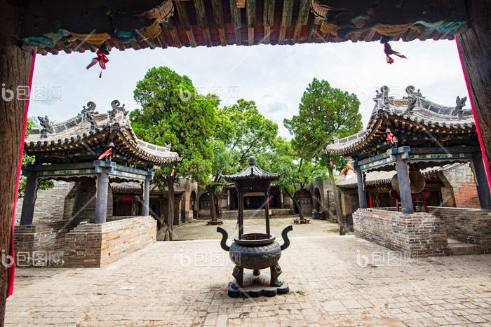 A scenic view of Jinzhong Zhangbi Castle