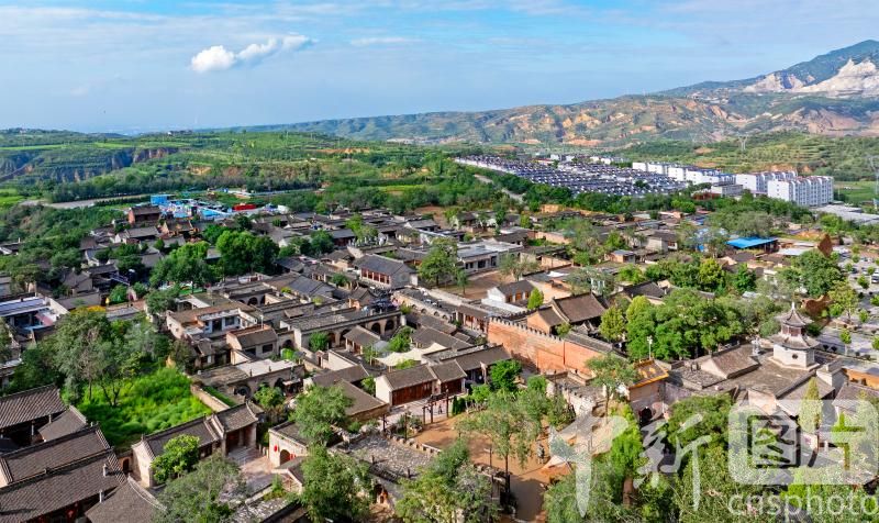 A scenic view of Jinzhong Zhangbi Castle