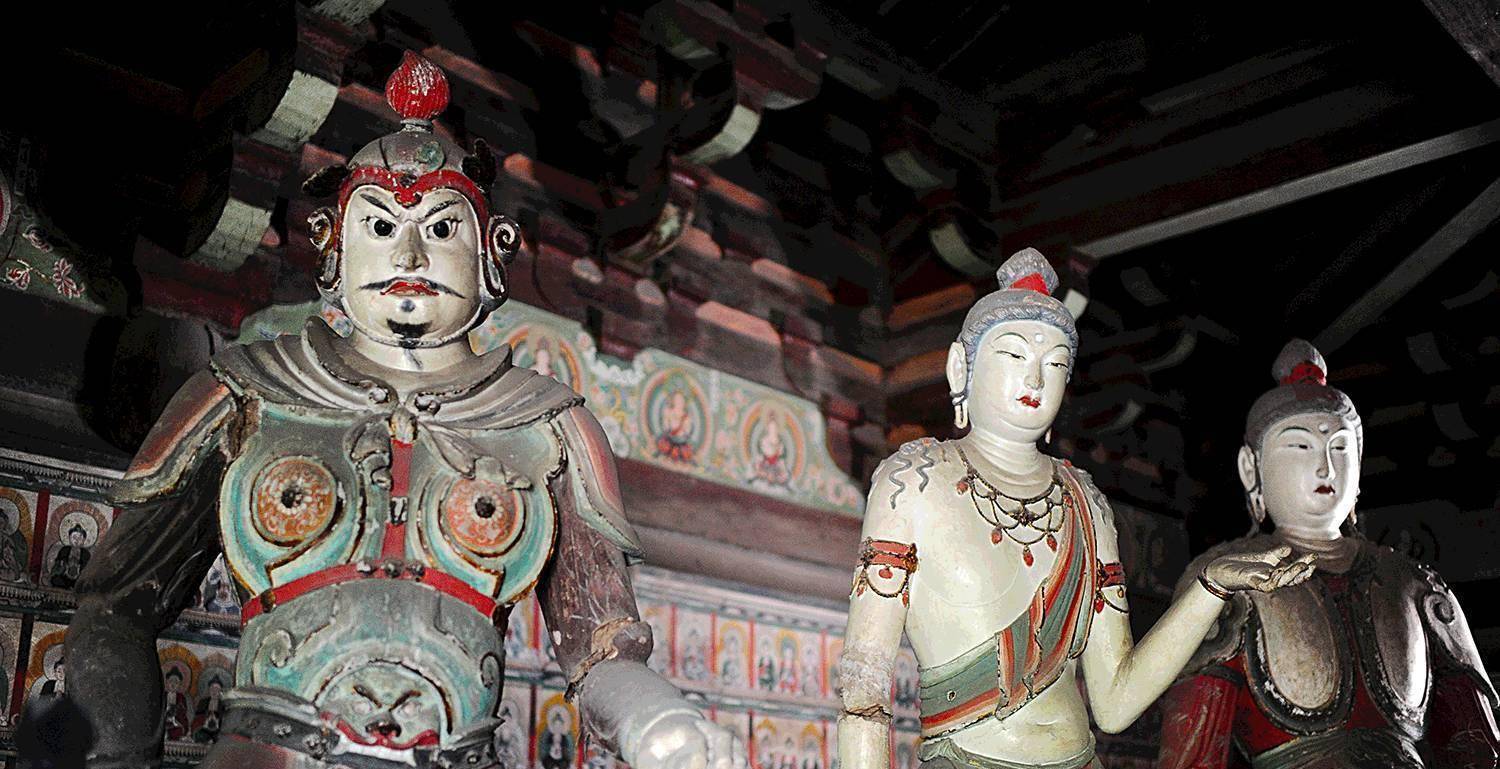 A scenic view of Jinzhong Zhensheng Temple