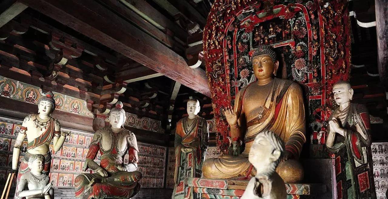 A scenic view of Jinzhong Zhensheng Temple