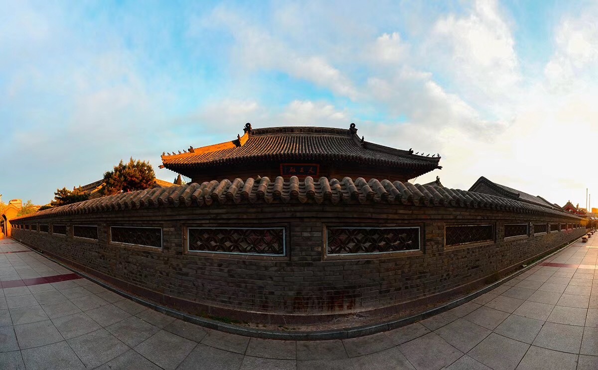 A scenic view of Jinzhou Guangjisi Gujianzhuqun