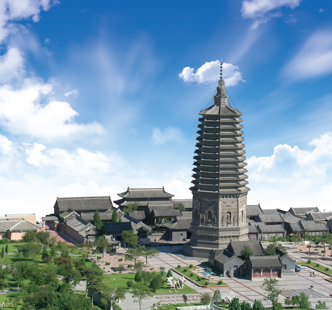 A scenic view of Jinzhou Guangjisi Gujianzhuqun