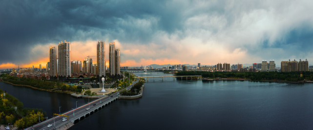 A scenic view of Jinzhou Guangningcheng