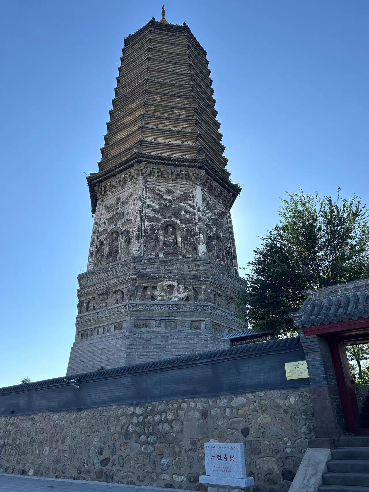 A scenic view of Jinzhou Guangshengsi Ta