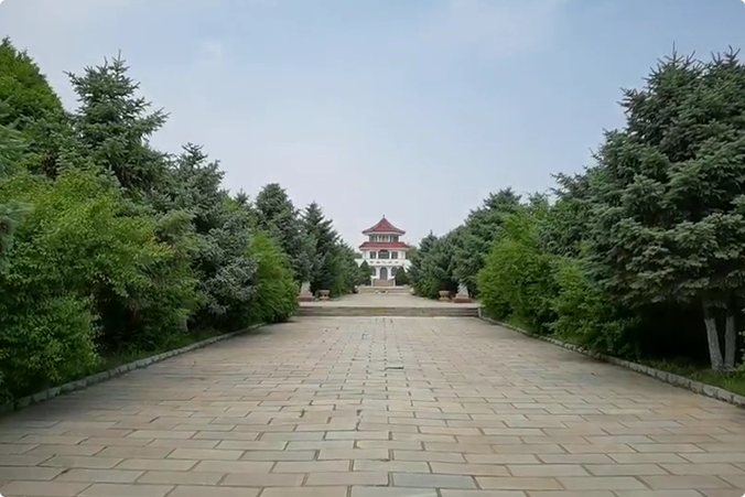 A scenic view of Jinzhou Longgang Muqun