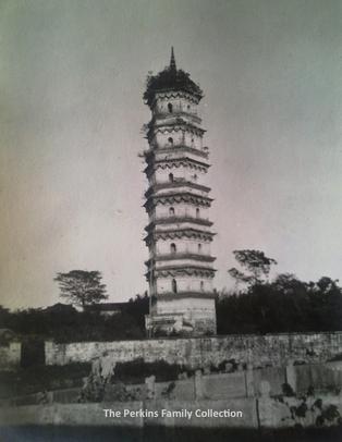 A scenic view of Jiujiang Dashengta