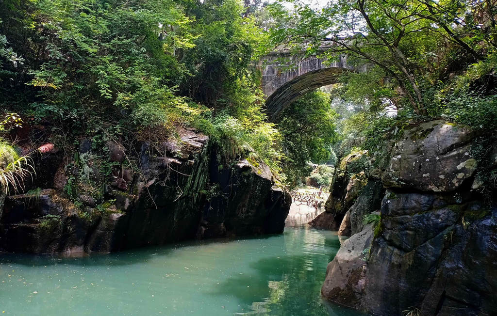 A scenic view of Jiujiang Guanyinqiao