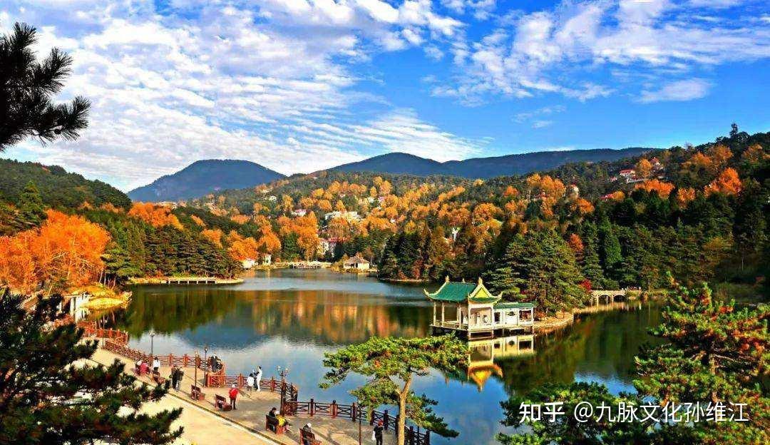 A scenic view of Jiujiang Lushan Cijingting