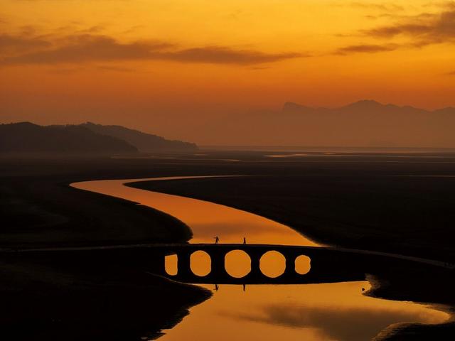 A scenic view of Jiujiang Ziyangdi