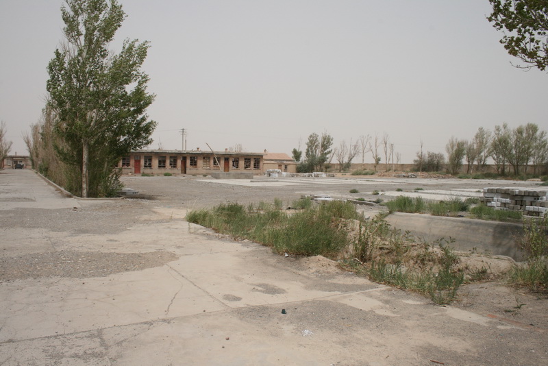A scenic view of Jiuquan Huoshaogou Yizhi