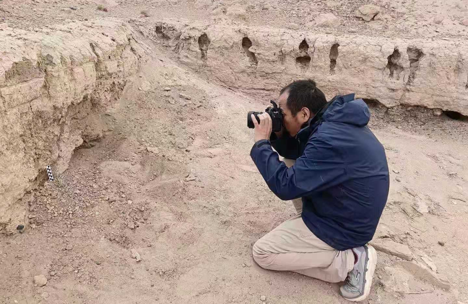 A scenic view of Jiuquan Juyan Yizhi
