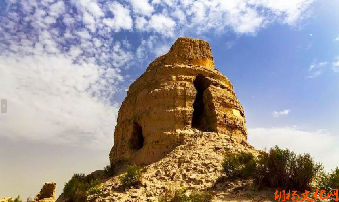 A scenic view of Jiuquan Liugongcheng Yizhi