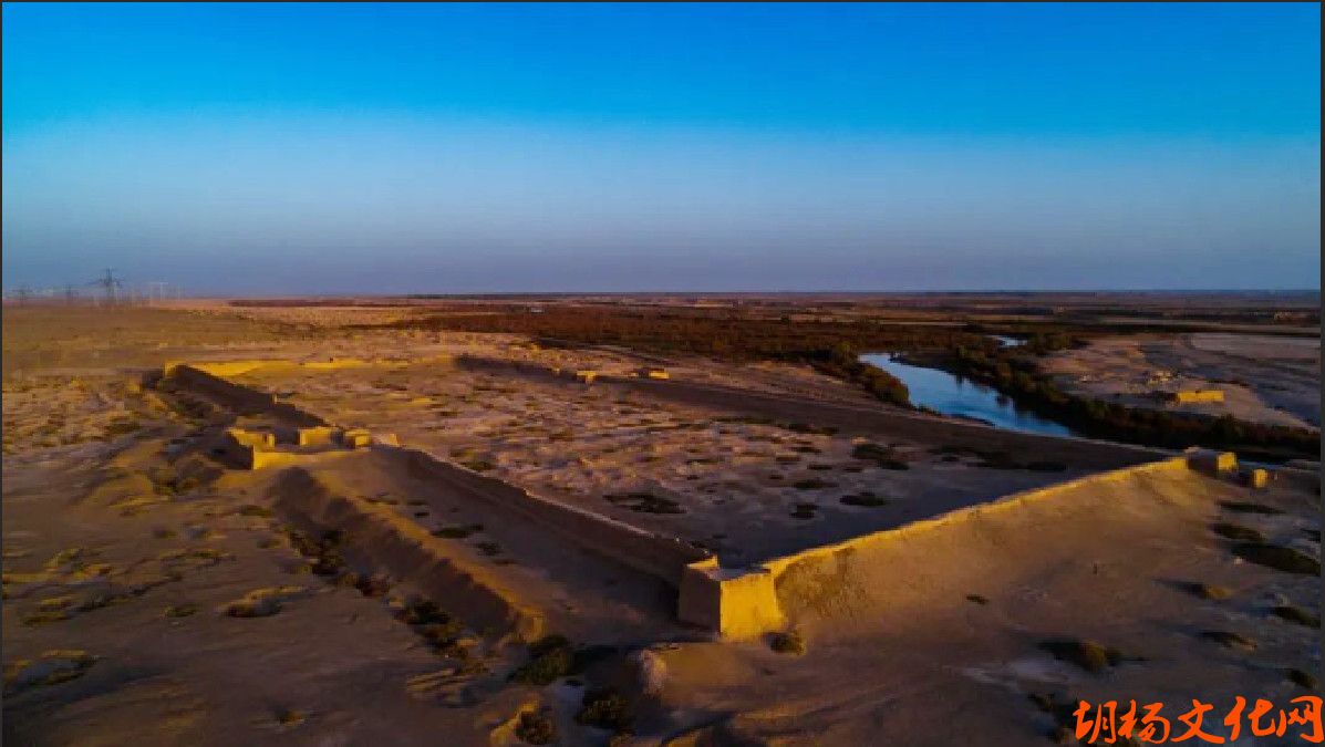 A scenic view of Jiuquan Liugongcheng Yizhi