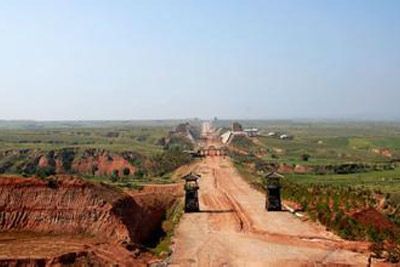 A scenic view of Jiuquan Shaguoliang Yizhi