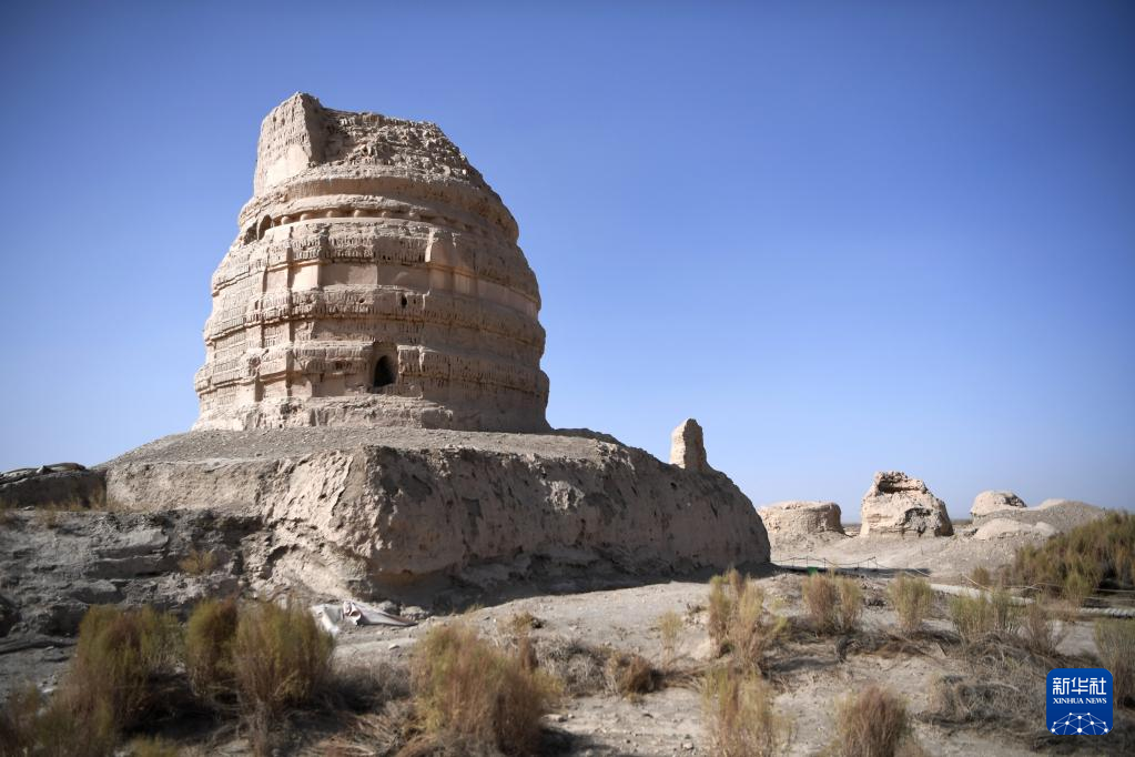 A scenic view of Jiuquan Suoyangcheng Yizhi