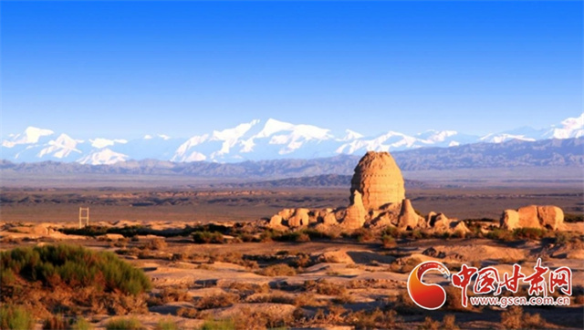A scenic view of Jiuquan Tashi Muqun