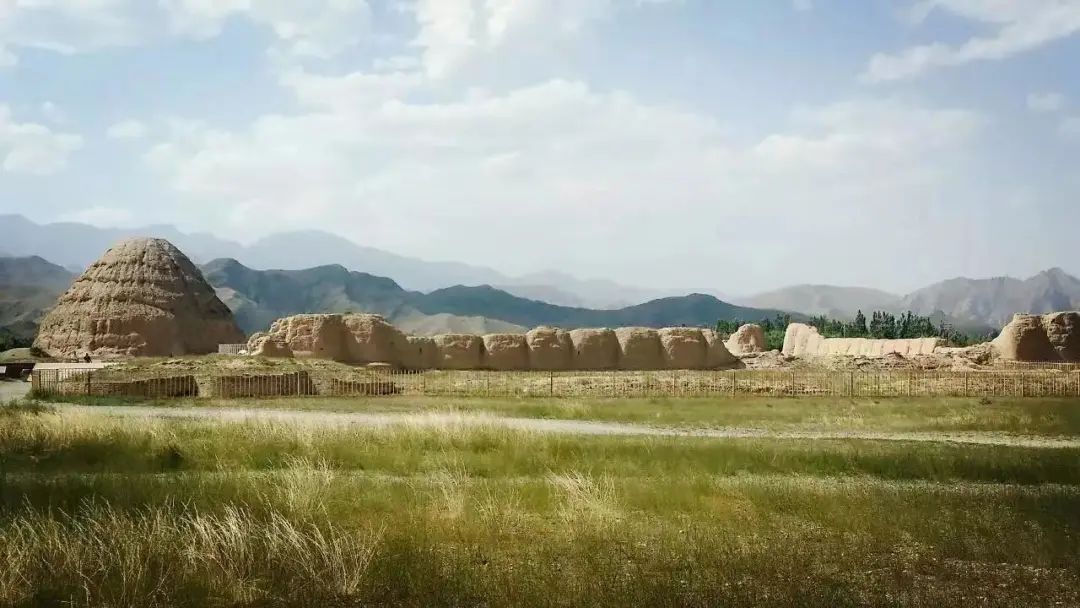 A scenic view of Jiuquan Xihetan Yizhi