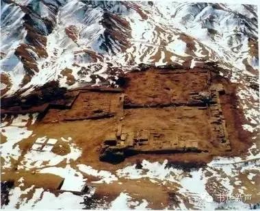 A scenic view of Jiuquan Xuanquanzhi Yizhi