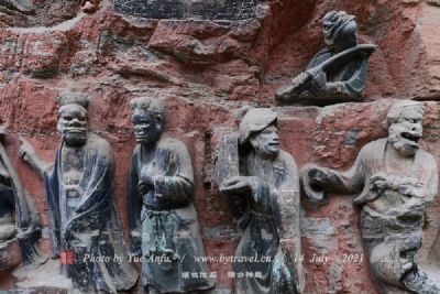 A scenic view of Jiuquan Yulinku