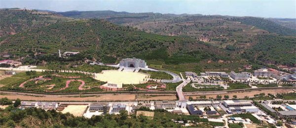 A scenic view of Jiuquan Yumen Youtian Laoyijing