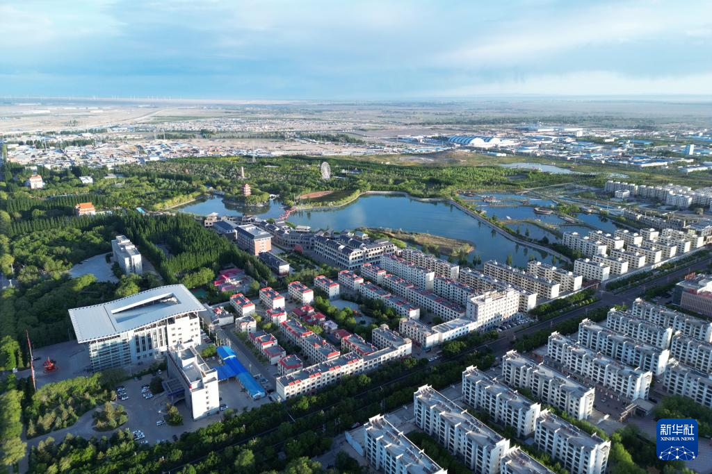 A scenic view of Jiuquan Yumen Youtian Laoyijing