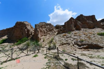 A scenic view of Jixi Guokuishan Shancheng Yizhi