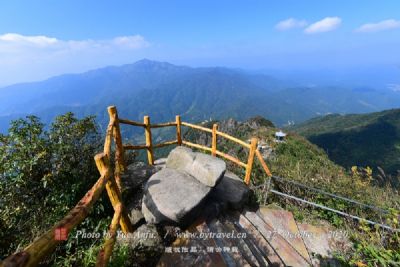 A scenic view of Jixi Guokuishan Shancheng Yizhi