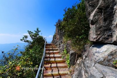 A scenic view of Jixi Guokuishan Shancheng Yizhi