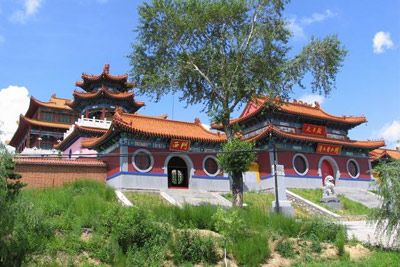A scenic view of Jixi Guokuishan Shancheng Yizhi
