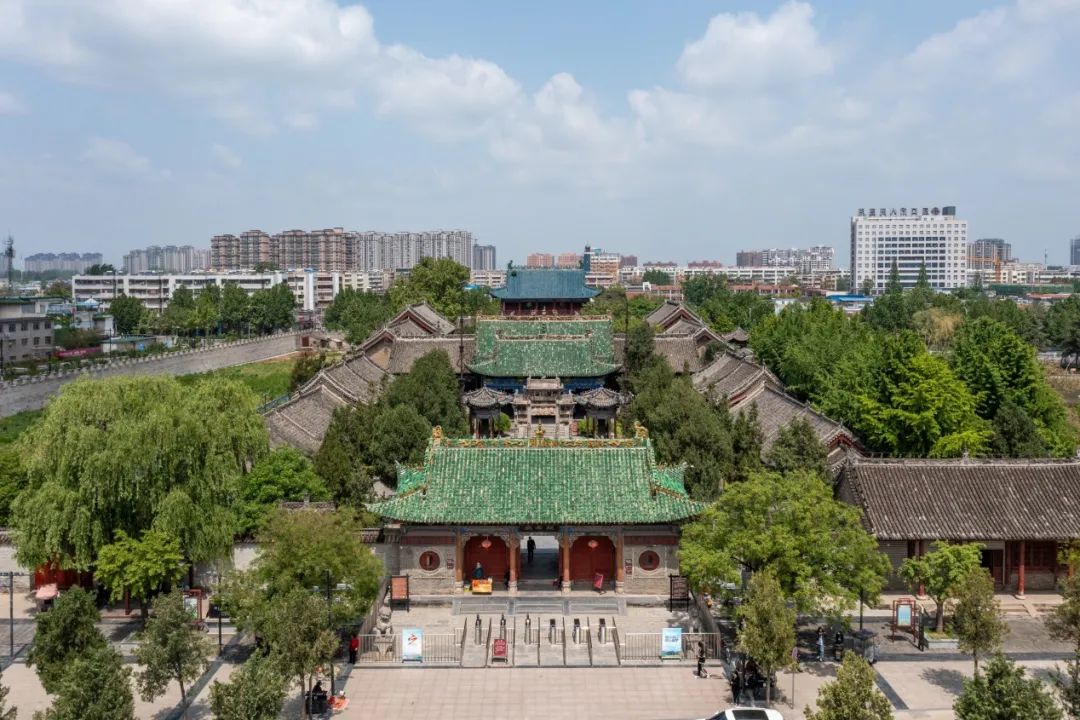 A scenic view of Jiyuan Zhichengguandimiao
