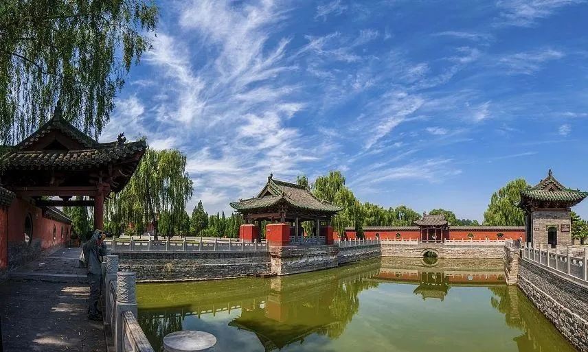 A scenic view of Jiyuan Zhichengguandimiao